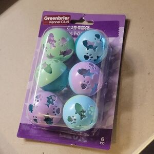 Cat Toys Set NIB Jingly Bells Great For Tossing And Chasing Bundle Add On